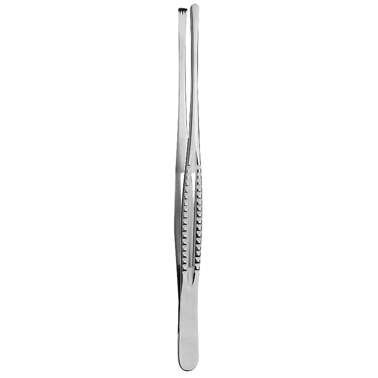Kelly Tissue Forceps, 3x4 Teeth, 9" (22.9 Cm)